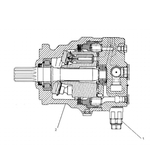 Гидромотор поворота CAT 330D