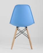 Стул Eames Style DSW голубой x4 (разборный каркас)