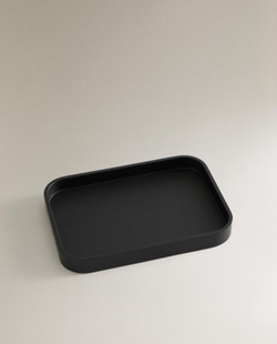 ZARA HOME ПОДНОС ДЛЯ ВАННОЙ ИЗ СМОЛЫ, ЧЕРНЫЙ