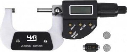 Микрометр цифровой ЧИЗ МКЦ-50 0,001 4-кн 148210