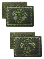 Нашивка петличная на липучке ЖДВ полевая