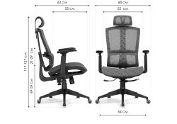 Компьютерное кресло Lanus gray / black