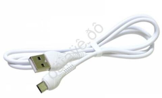 Шнур USB - micro USB  2,4Ам 1,0м белый HOCO Anti-bending X37 (а00330)