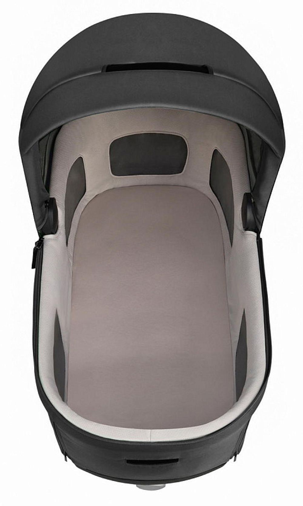 Коляска 3 в 1 Inglesina Electa System Quattro DRW 2025 с подставкой под люльку Upper Black