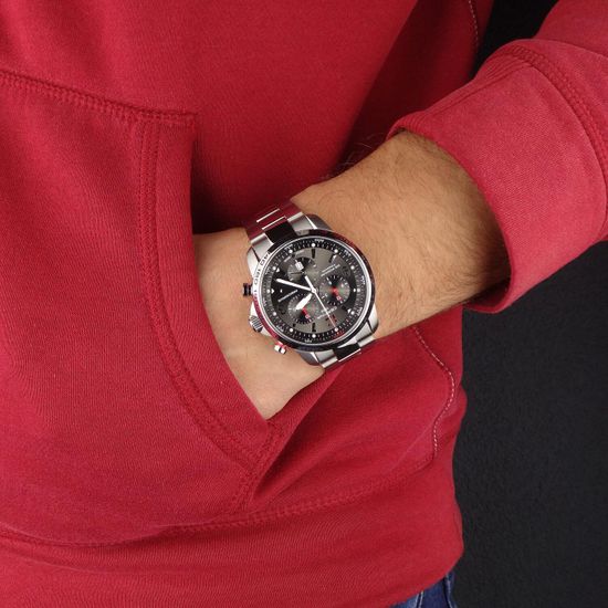 Швейцарские титановые наручные часы Certina C001.647.44.087.00 с хронографом