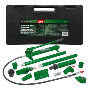 Набор гидравлического оборудования для кузовных работ, 10т RockFORCE RF-0010K