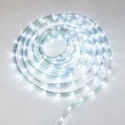 ULD-D50 25M-С08 IP44 WHITE Гирлянда светодиодная Дюралайт. 25м. С контроллером. Белый свет. Провод прозрачный. ТМ Uniel