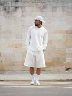 Шорты льняные | white