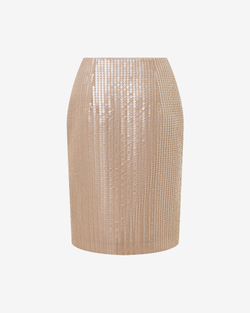 Юбка миди из пайеток