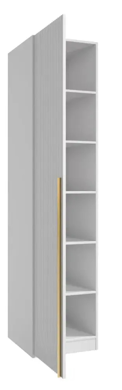 Шкаф пенал Аляска без антресоли, белый