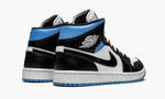 Air Jordan 1 Mid WMNS "Black / White / University Blue"