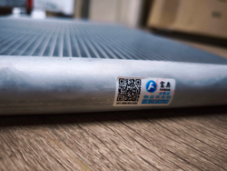 Радиатор кондиционера с ресивером skoda octavia a7 (13-)/vw golf vii (12-)