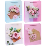 Пакет подарочный «Счастье!» 26*32*10 см, микс