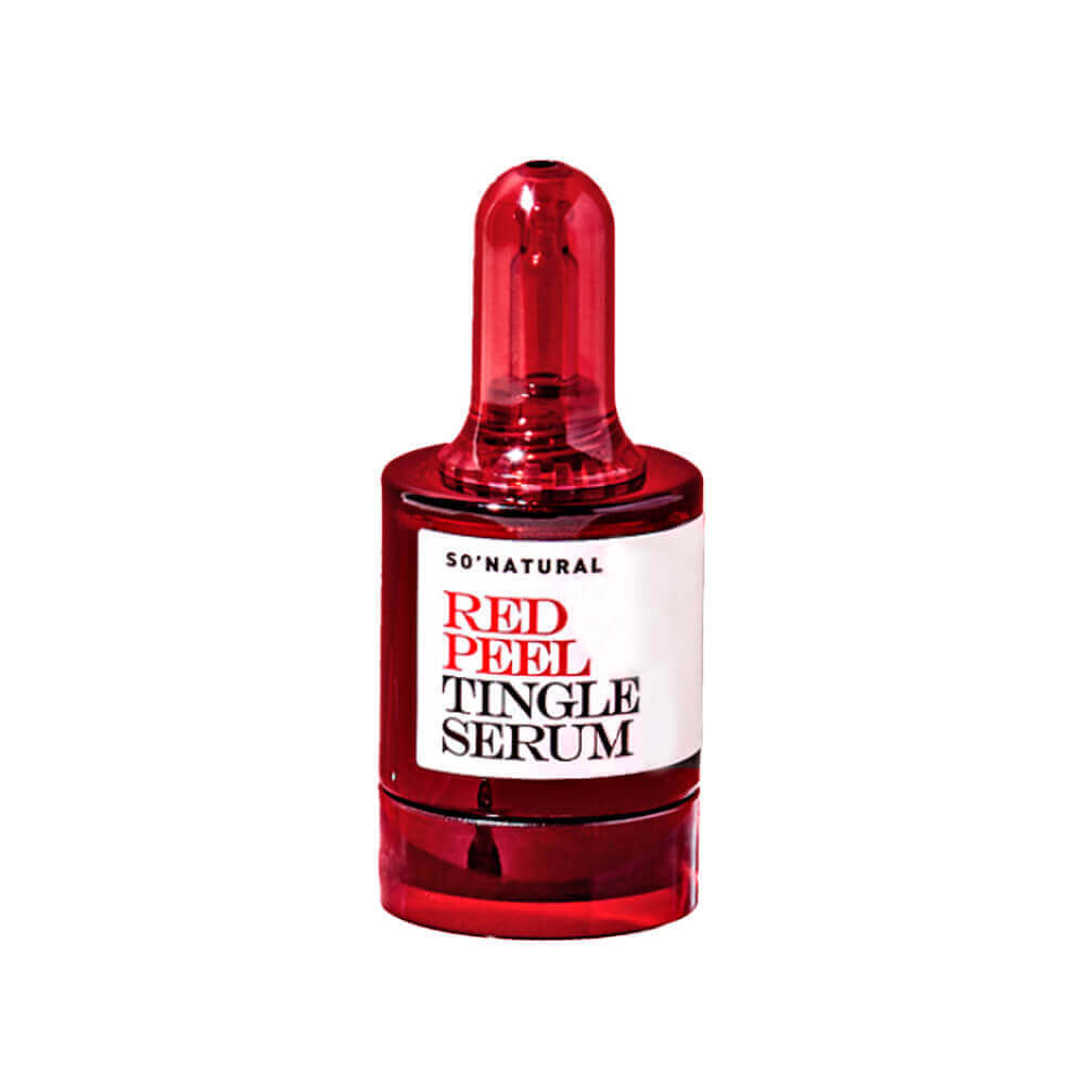 Кислотная сыворотка с тингл-эффектом So Natural Red Peel Tingle Serum