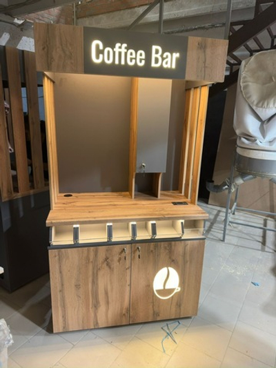 Кофе-тумба с подсветкой "CoffeeBar" (ширина 1112 мм)