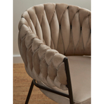 Кресло lind, велюр, бежевое