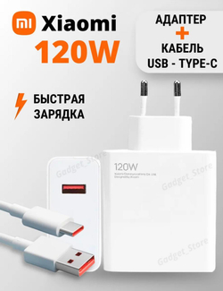 Зарядное  устройство xiaomi 120w