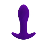 Фиолетовая анальная вибропробка 10,4см Pretty Love Morton Anal Butt Plug BI-040067-1