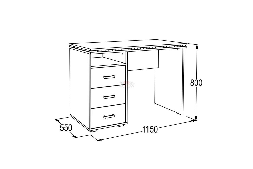 Ольга-13 Стол письменный