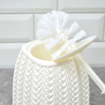 Ерш для туалета с подставкой "Melange", молочный туман