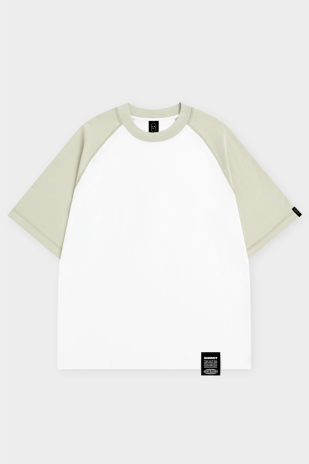 Футболка SHMOT "REGLAN DELUX COMBO" Светлый хаки