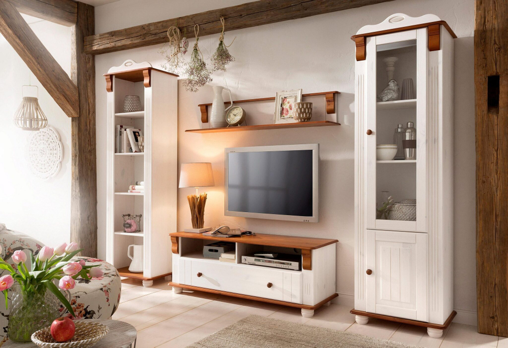 Полка настенная из сосны Адель