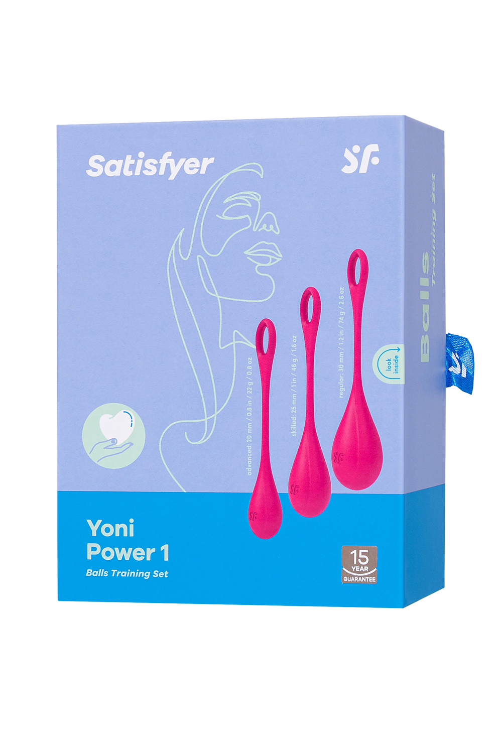 Набор вагинальных шариков Satisfyer Yoni красный 13,5 см