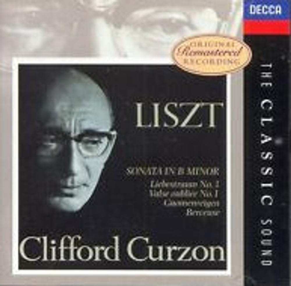 Clifford Curzon / Liszt: Sonata In B Minor, Liebestraum No.3, Valse Oubliee No. 1, Gnomenreigen, Berceuse (CD)