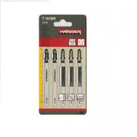 Набор пилок для электролобзика по дереву, HAISSER, Т119 BO, (1/5шт)