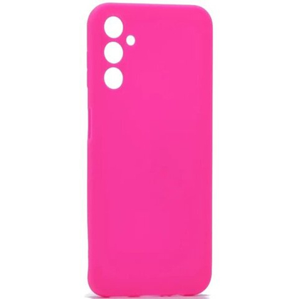 Накладка Samsung A14 4G/5G силикон матовый фуксия Soft Case Zibelino