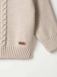 Джемпер вязаный "Серая дымка"