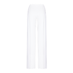 Брюки прямые из вискозы с эластичным поясом