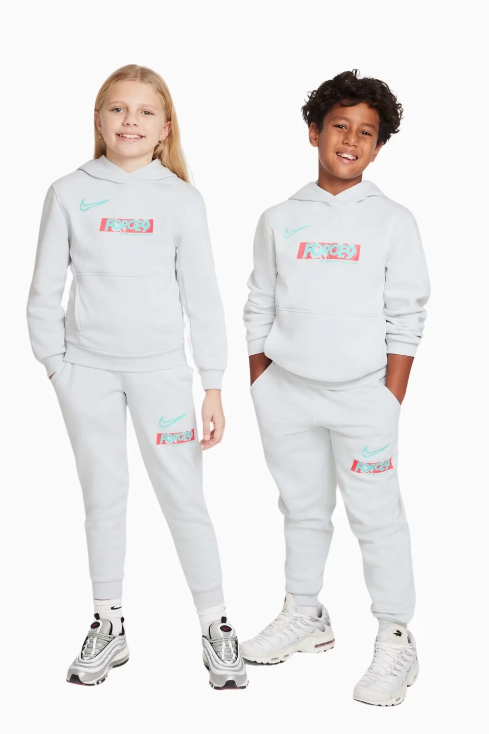 Кофта Nike Erling Haaland Club Fleece Junior - серый