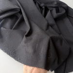 Батист Россыпь цветов черный