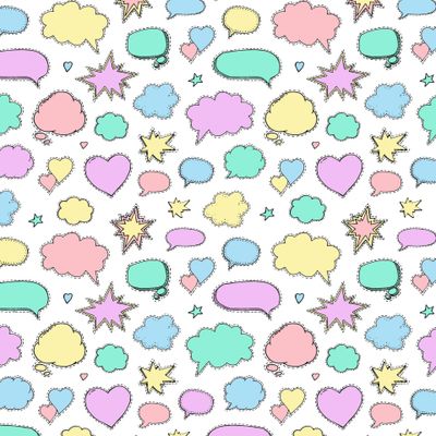 Милые цветные стикеры