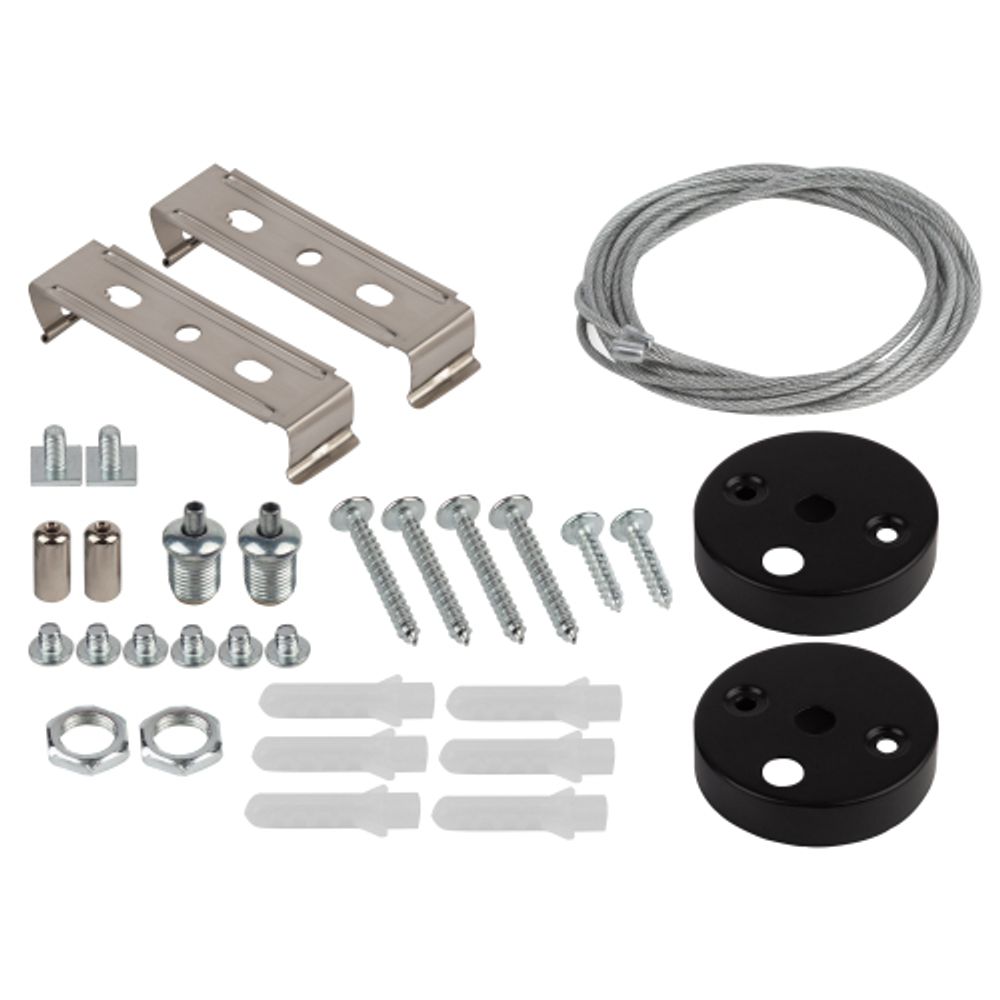 Линейный светодиодный светильник ЭРА SML-12-WB-40K-В60 60Вт 4000K 7100Лм 1480x70x55 черный подвесной | Светильники линейные для ритейла