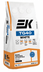 Гипсовая штукатурка ЕК TG 40 WHITE / 5кг