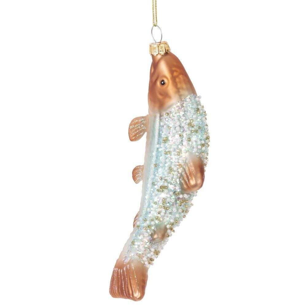 GAEM Украшение новогоднее "Рыба", L6 W5 H16 см