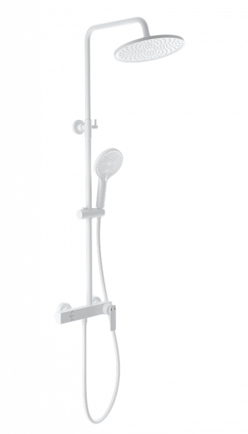 Душевая система WONZON & WOGHAND, Белый матовый (WW-B3517-MW)