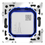 Розетка телевизионная встраиваемая VOLTUM S70 оконечная TV+SAT, (черный матовый)