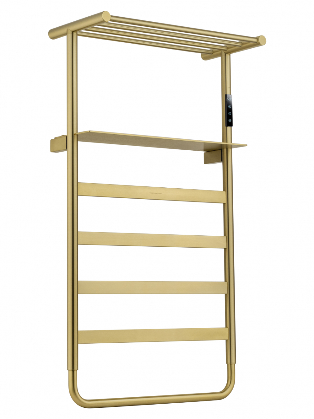 Полотенцесушитель электрический WONZON & WOGHAND DÜSSELDORF, Брашированное золото (WW-A208-BG)