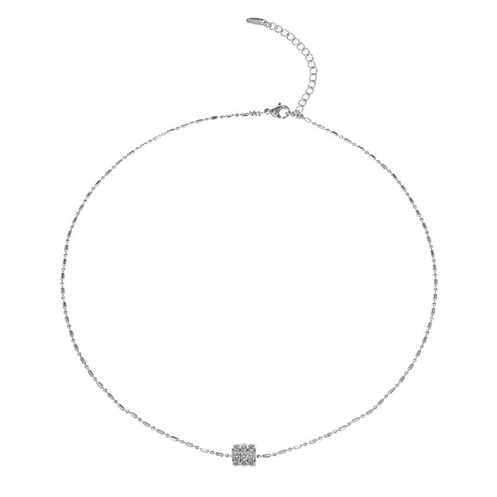 Цепочка с подвеской женская бижутерия, серебро