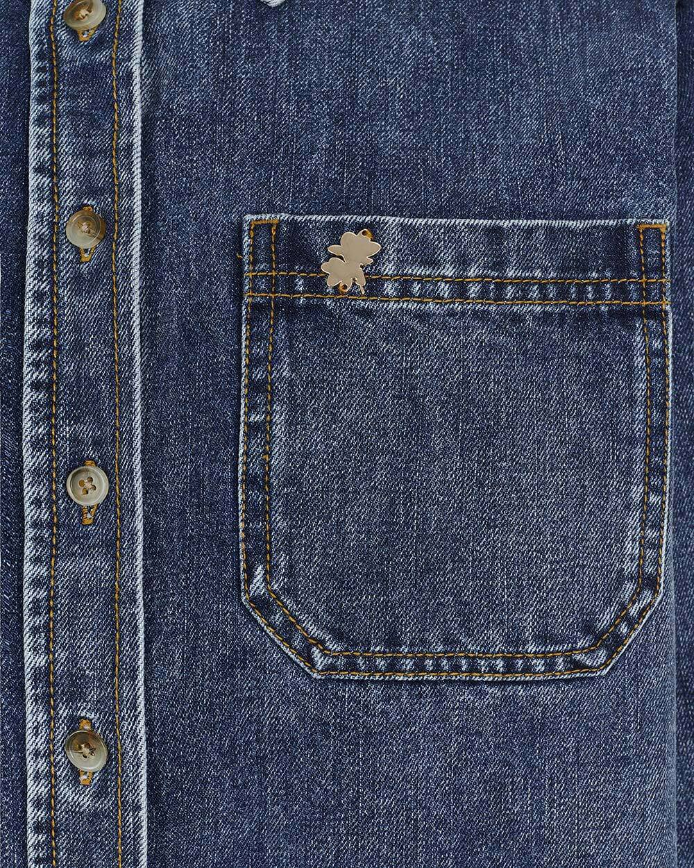 Рубашка джинсовая
