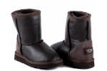 UGG Kids Classic Short Metallic Chocolate
