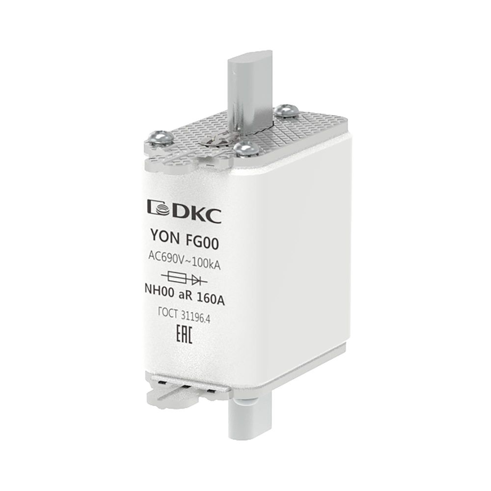 Предохранитель YON ножевого типа FG00 160А 690V характеристика aR
