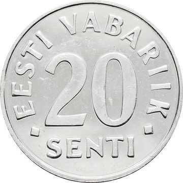 20 сентов 1997 Эстония