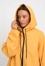 Плащ Kefirmaykifer Оверсайз желтый