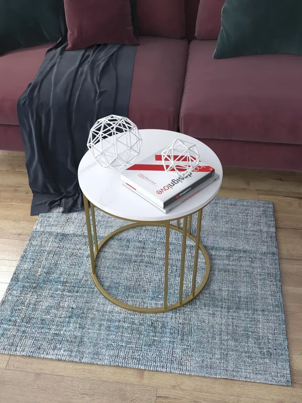 Журнальный стол Трио малый - ЗБ - МДФ в ПВХ