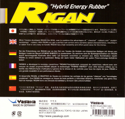 Накладка для ракетки Yasaka Rigan 1.8 red