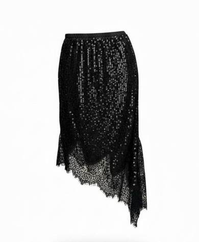 Юбка с пайетками